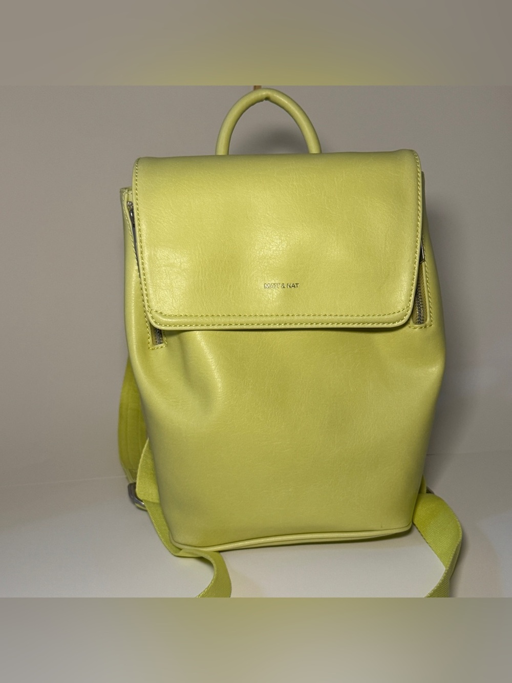 Matt & Nat Fabi Mini Backpack Martini Green Vegan